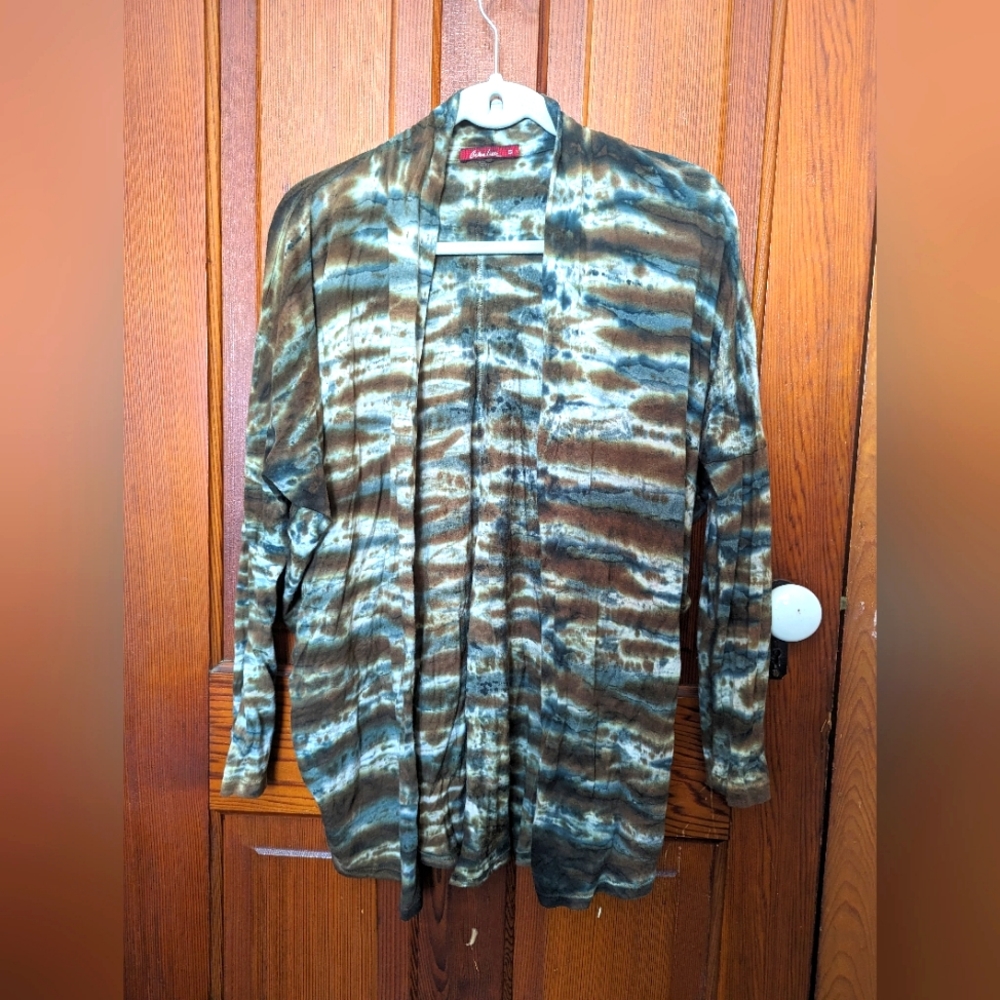 Tie-dye cardigan